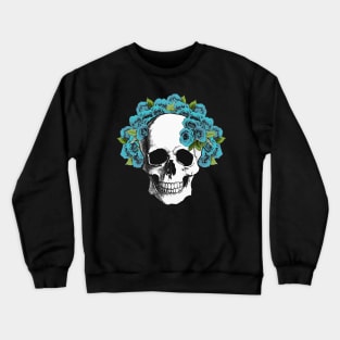 Floral Skull 24 Crewneck Sweatshirt